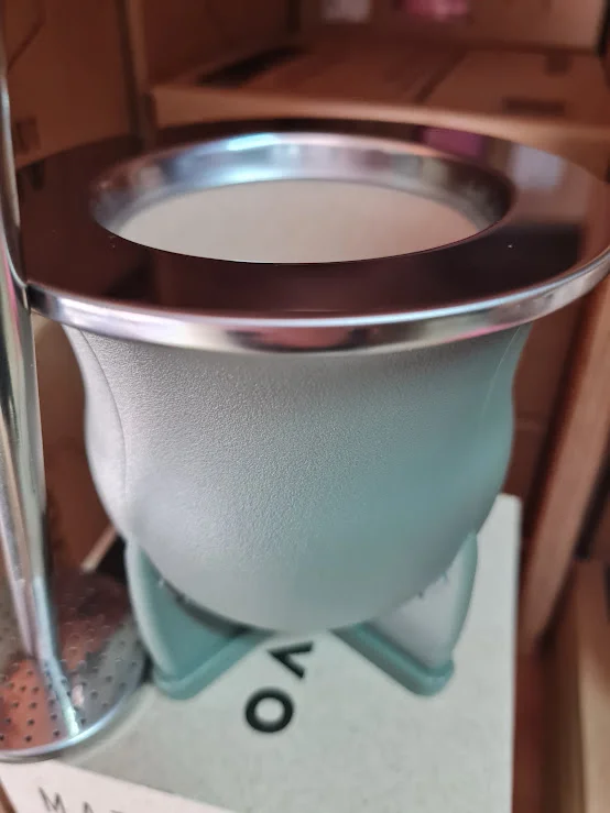 Verde Yerba MATE LASERABLE con bombilla acero inoxidable