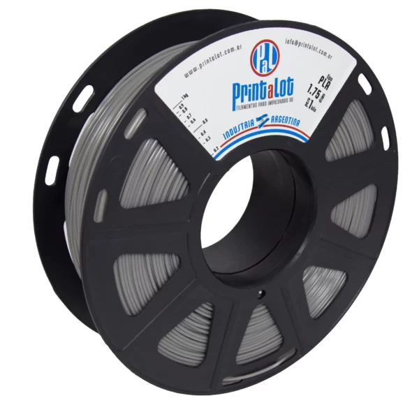 GRIS CLARO PLA 250 gr PrintaLot Filamento 3D DIAMETRO 1,75mm 250 gr