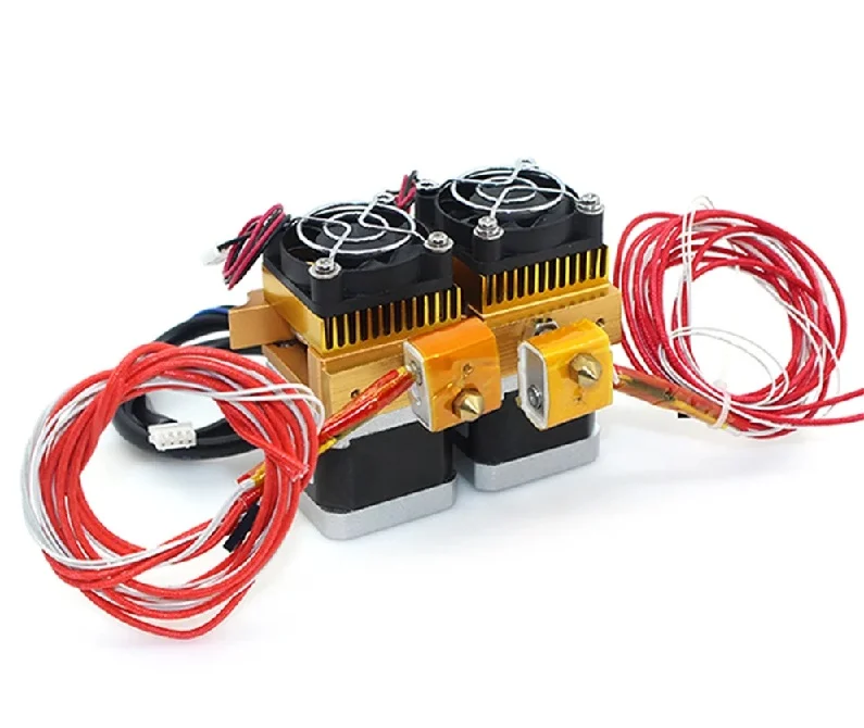 30556-Extrusor Doble Mk8 completo con hotend