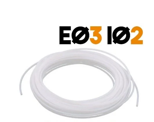 NO ENDER Tubo teflón 2mmx3mm 1MT Manguera PTFE para 1.75mm COD 30276
