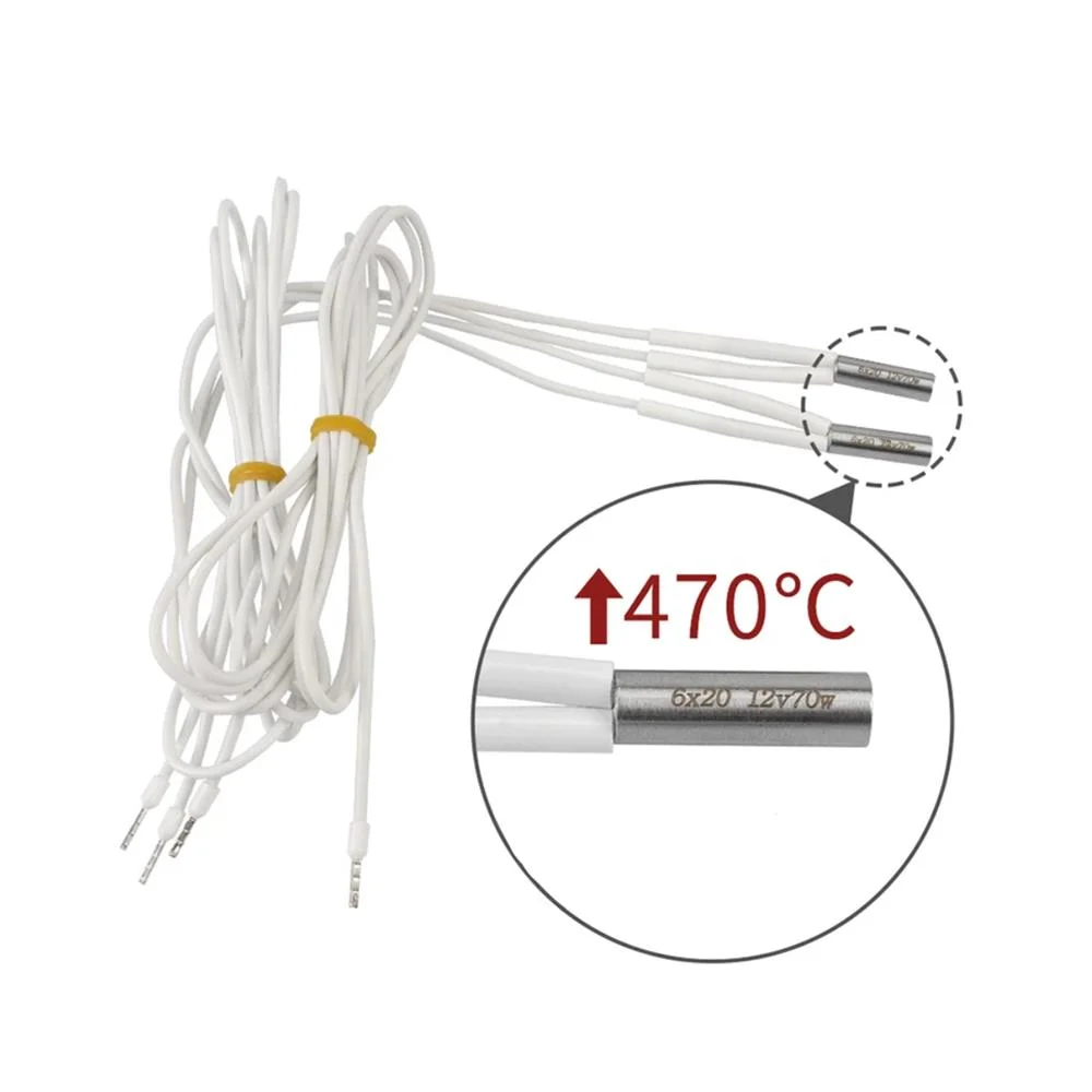 32240-Cartucho de 6x20mm - 12v 70w Siliconado Cable 1mts