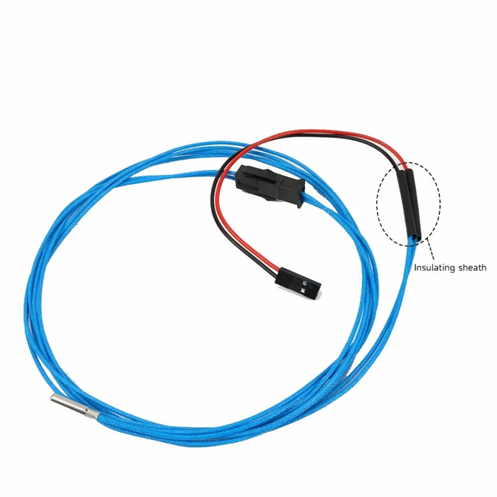 32684-Termistor PT1000 3x15mm CR10 V6 Alta Temperatura