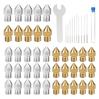 32913- Kit MK8 filamento 1.75mm - 40 picos + llave + 10 destapapicos C8