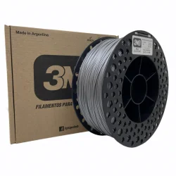 3NMAX GRIS PLOMO PLA+ 3N3 FILAMENTO 3D 1.75MM 1KG 3NMAXKG