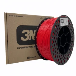 ROJO PLA 3N3 FILAMENTO 3D 1.75MM 1KG  M80IRJ175CJ