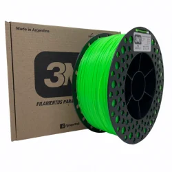 VERDE FLUO PLA 3N3 FILAMENTO 3D 1.75MM 1KG M80IVF175CJ
