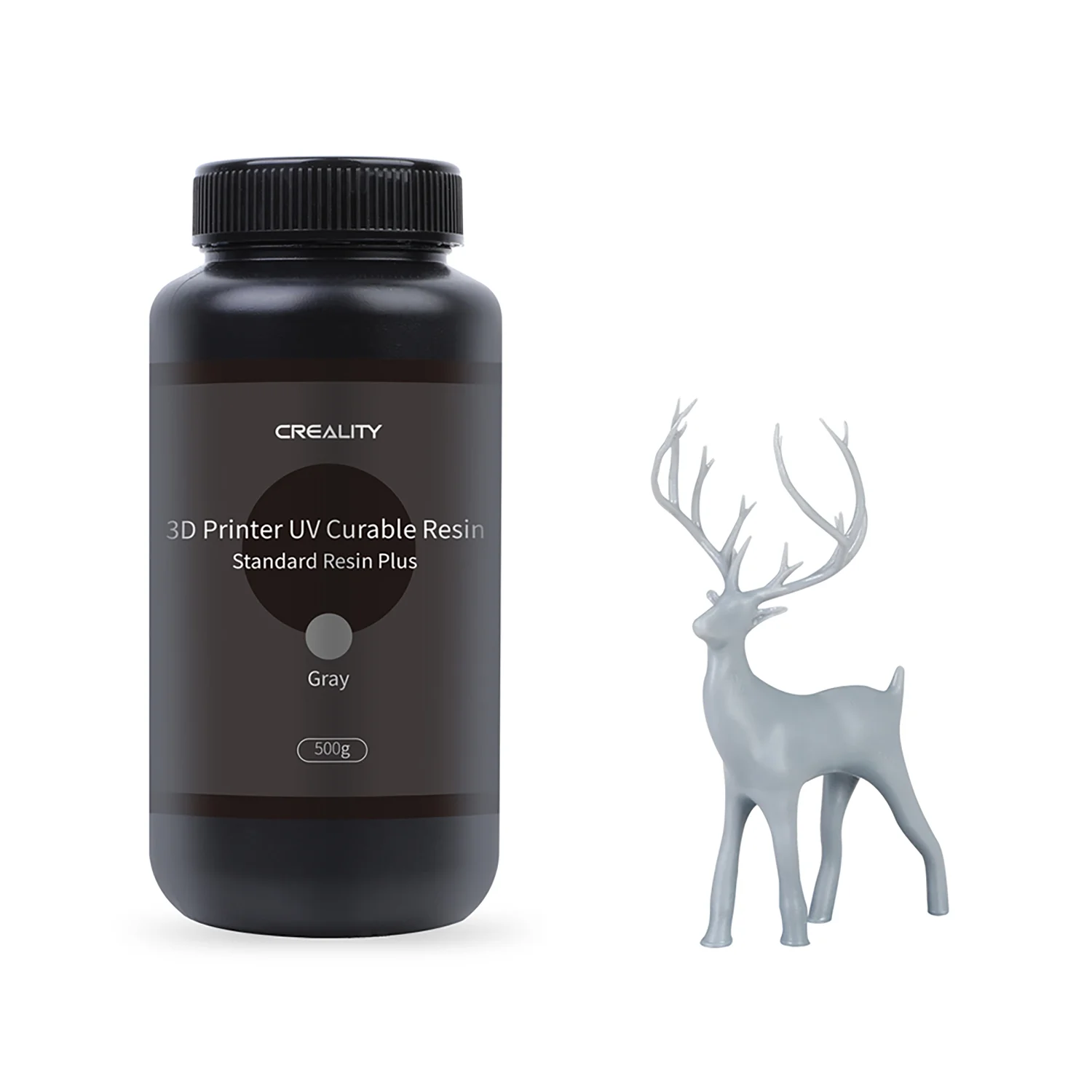 GRIS GREY Resina Plus Creality botella plastica 500g 0.5kg - 3302020066