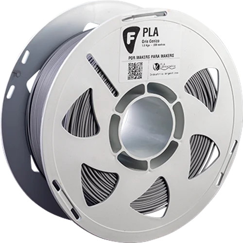 GRIS CENIZA FilAr Filamento PLA 1.75 1KG