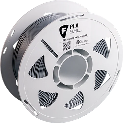 GRIS PLATA FilAr Filamento PLA 1.75 1KG