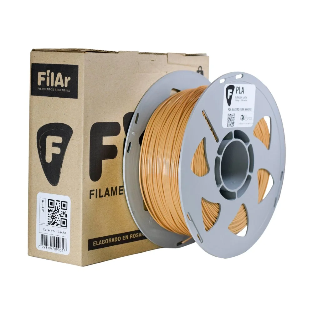 CAFE CON LECHE FilAr Filamento PLA 1.75 1KG