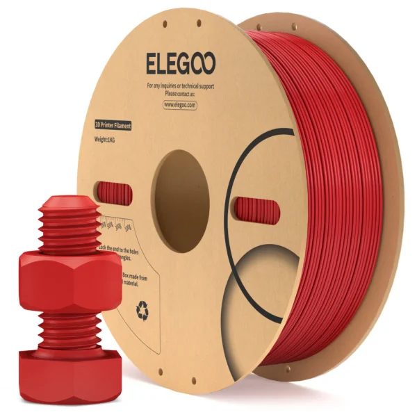 ABS ROJO Elegoo Filamento Diámetro 1,75mm 1kg 50.203.0643