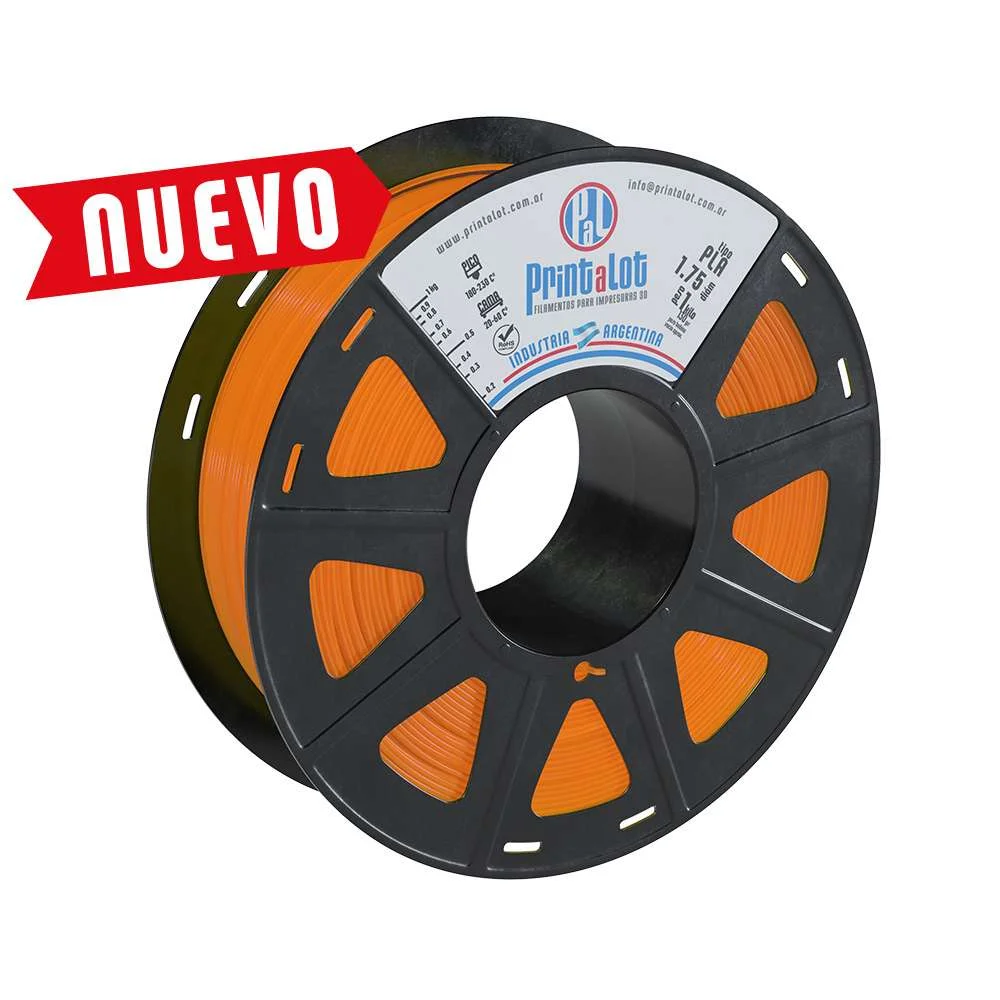 AMBAR TRANSLUCIDO PLA PrintaLot x1KG Filamento 3D DIAMETRO 1,75mm