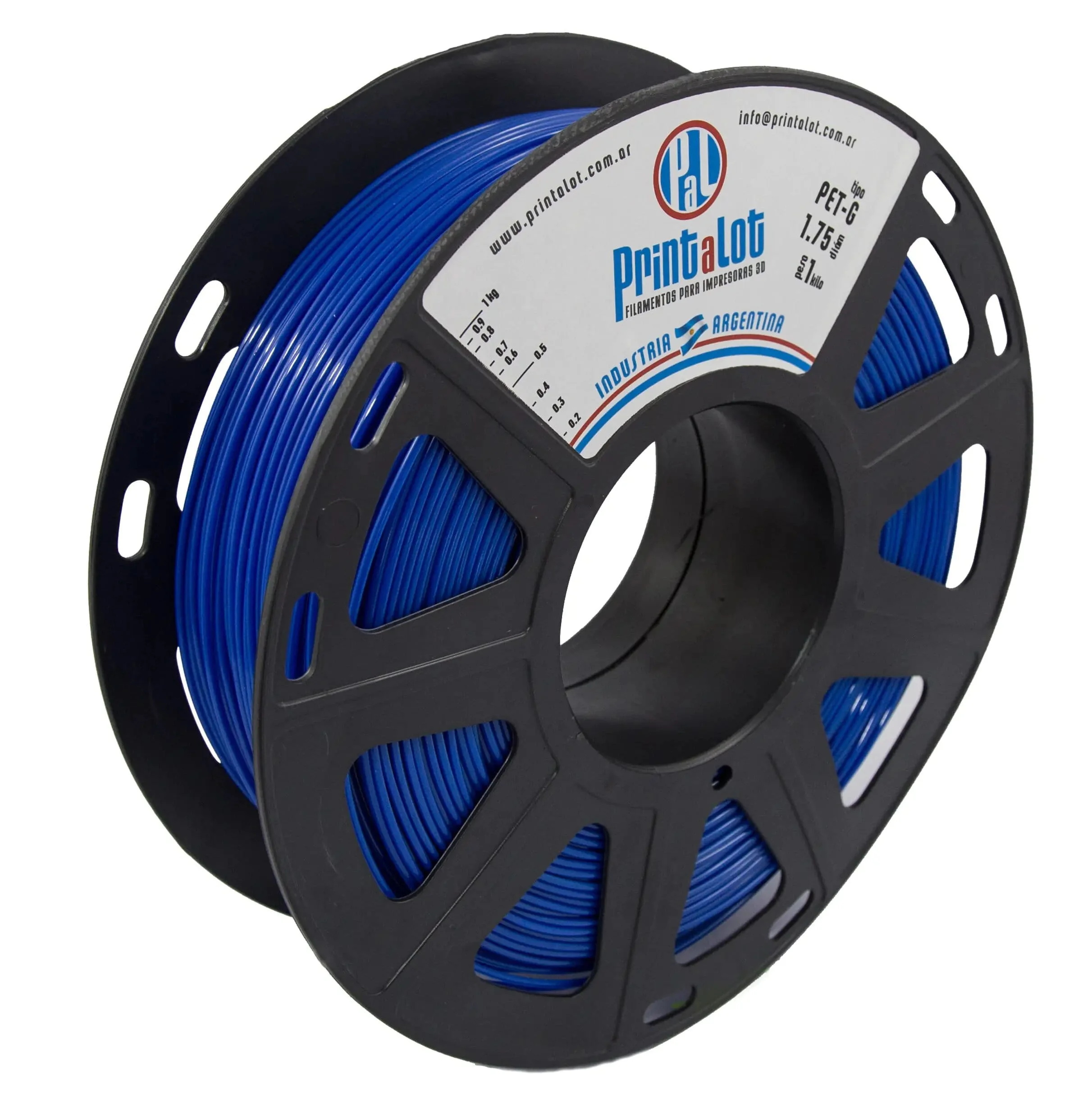 AZUL PETG PrintaLot x1KG Filamento 3D DIAMETRO 1,75mm