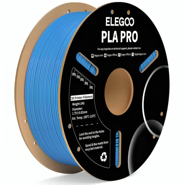 AZUL CLARO PLA PRO Elegoo Filamento Diámetro 1,75mm 1kg 50.203.0192