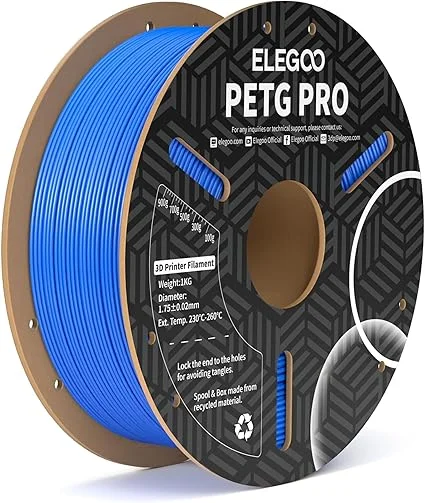 AZUL CLARO PETG PRO Elegoo Filamento Diámetro 1,75mm 1kg 50.203.0202