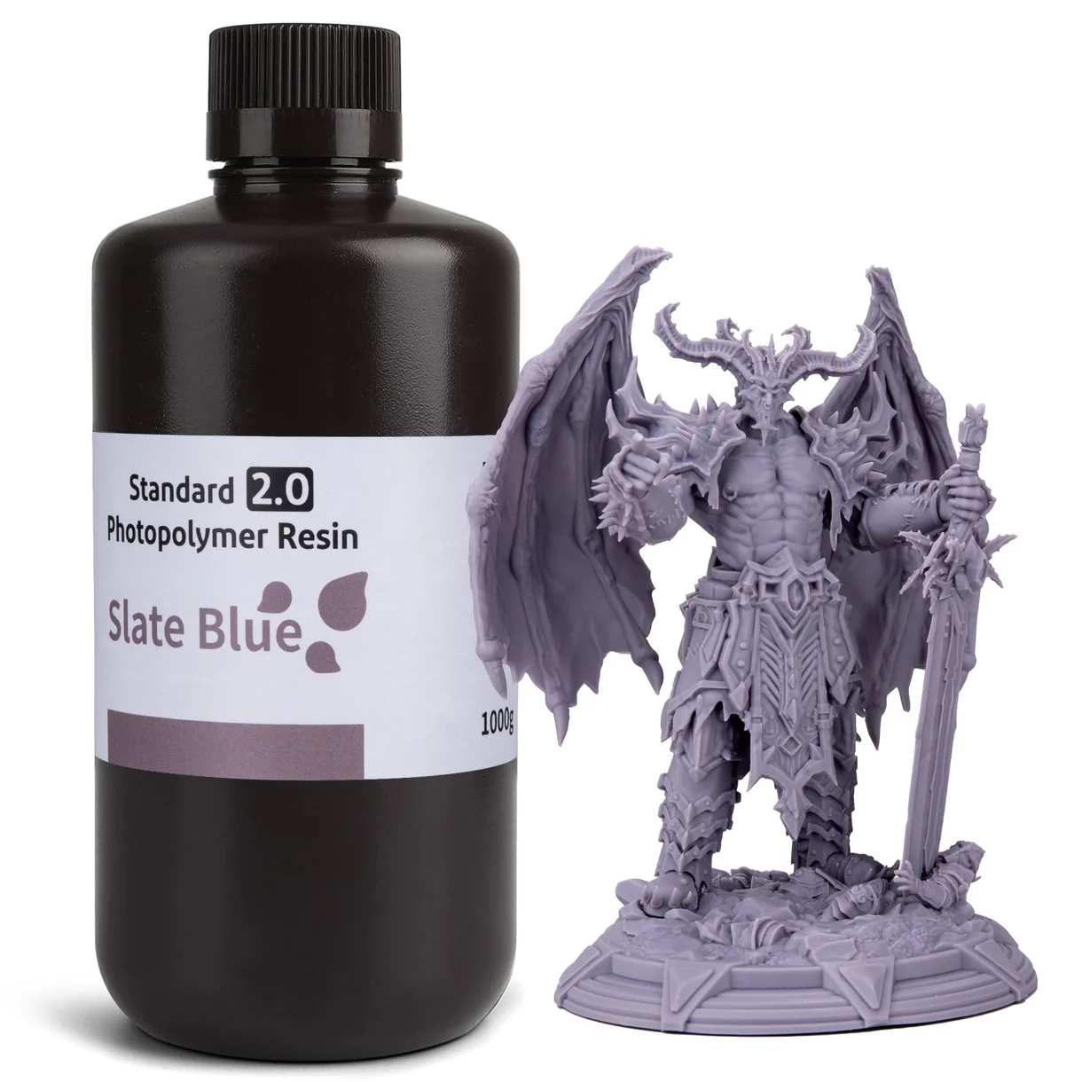 AZUL PIZARRA ESTANDAR RESINA ELEGOO V2.0 1 KG 50.103.0137