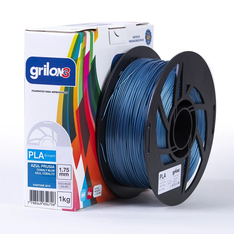 AZUL PRUSIA PLA GRILON FILAMENTO 3D 1.75MM 1KG M10IAP175CJ