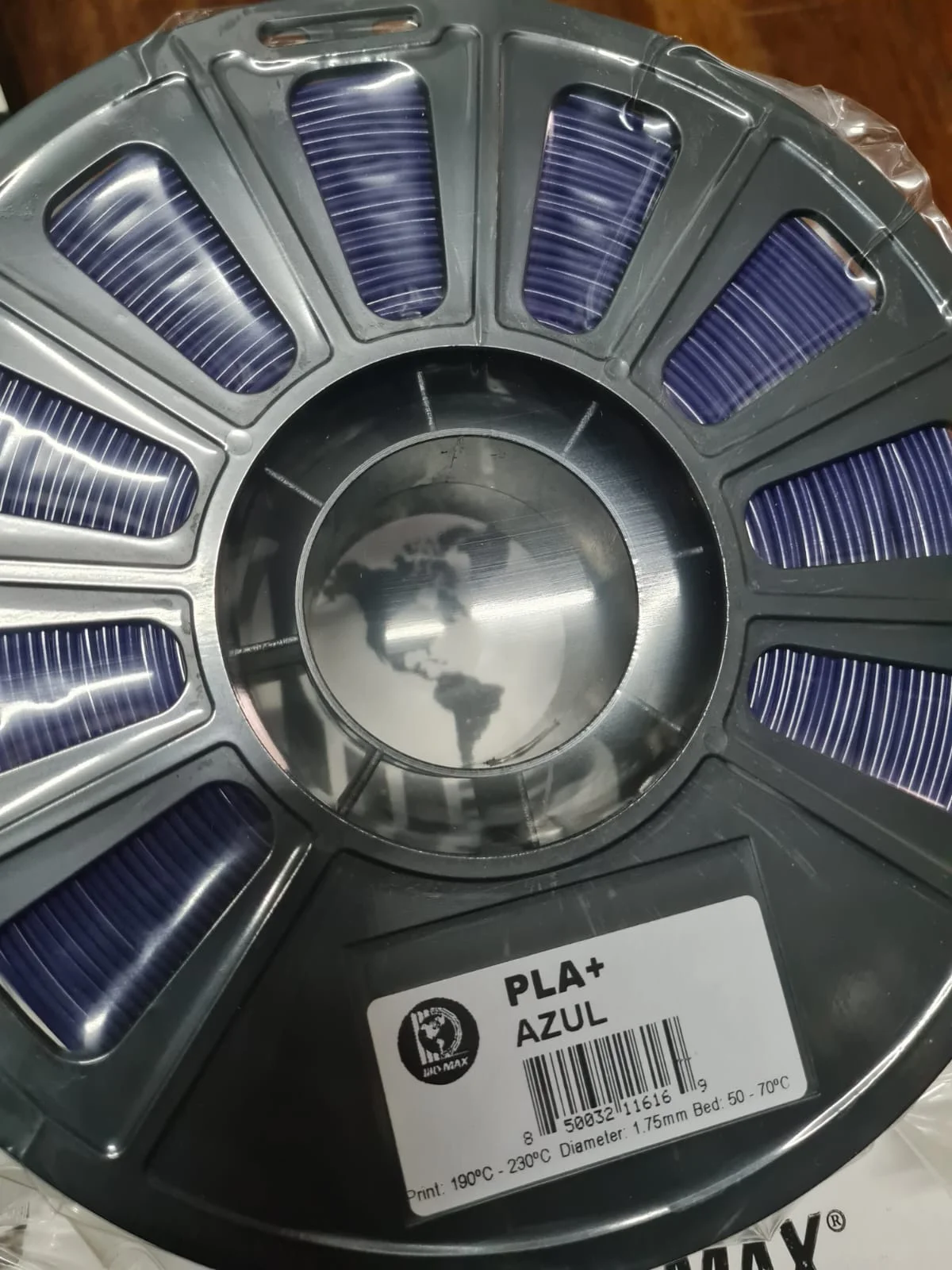 AZUL BLUE (NUEVO) IIIDMAX PLA Filamento 3D 1.75 1KG