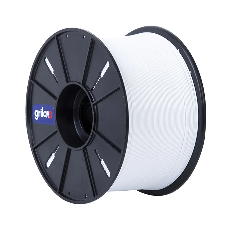 BLANCO 2.5kg PLA+ 850 GRILON FILAMENTO 3D 1.75MM MAXICARRETE PLAMAS