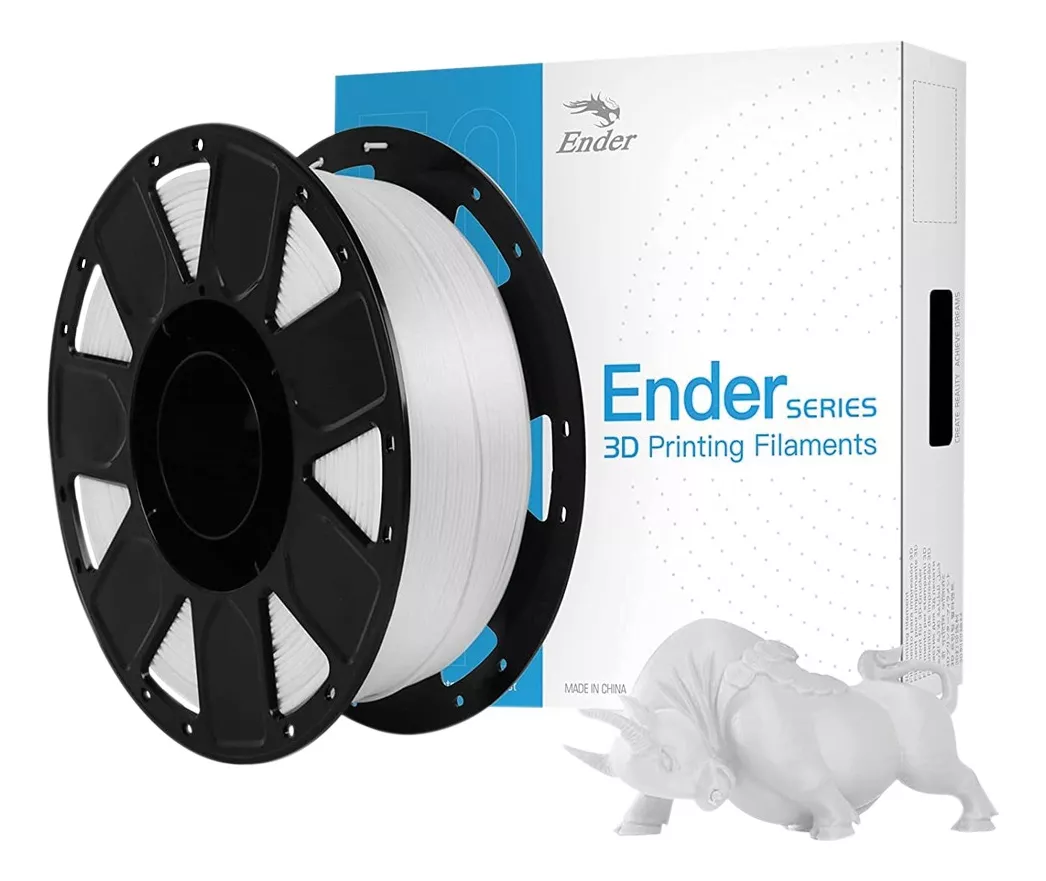 BLANCO ENDER PLA CREALITY Filamento 3D 1.75 1KG 3301010121 40637