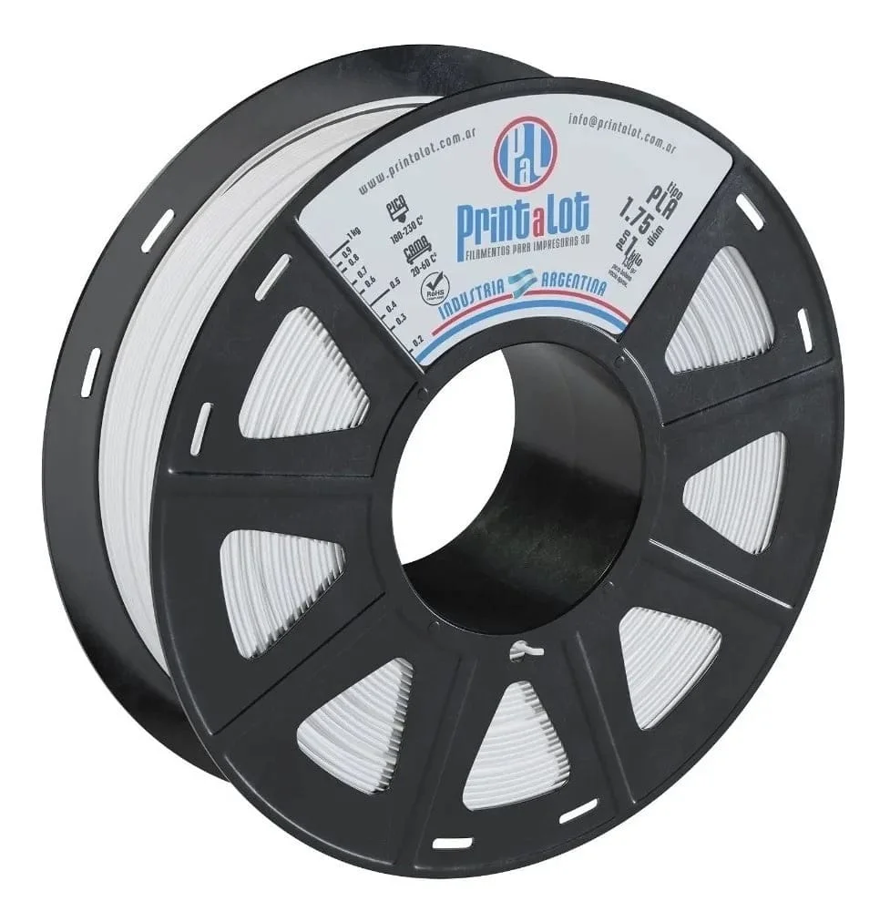 BLANCO PLA PrintaLot x1KG Filamento 3D DIAMETRO 1,75mm