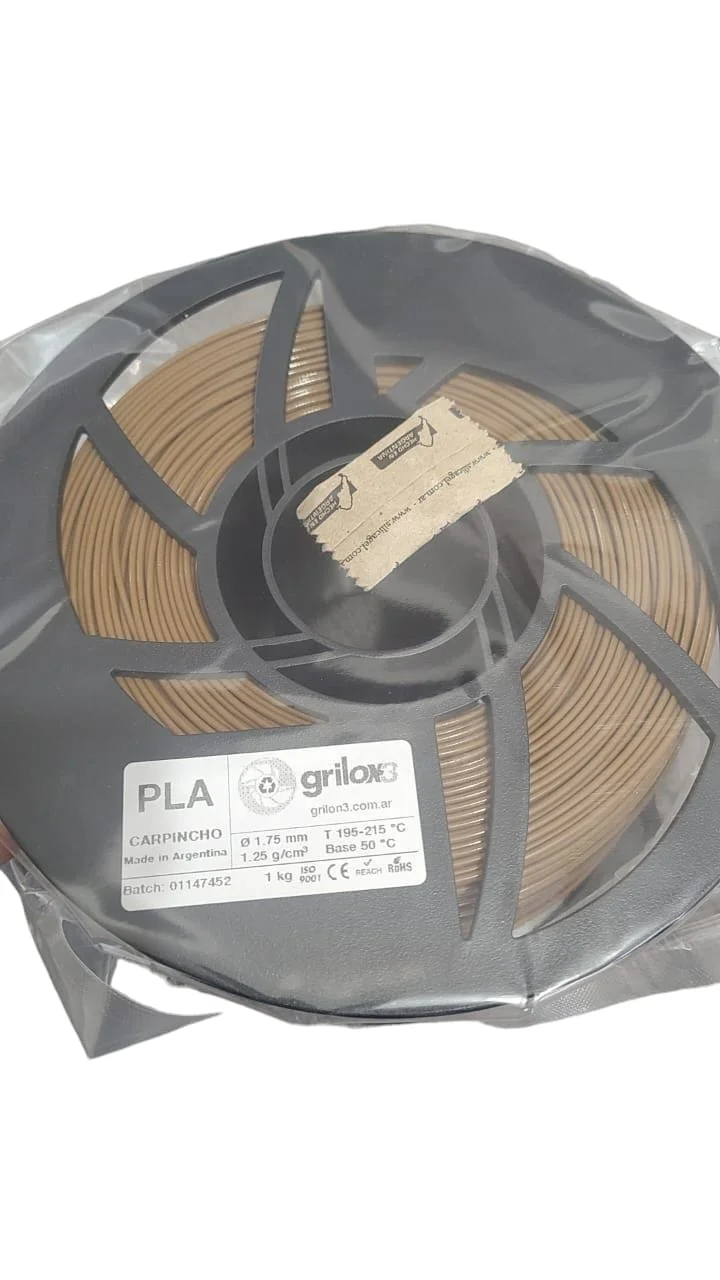 CARPINCHO PLA GRILON FILAMENTO 3D 1.75MM 1KG M10ICA175CJ GRPLCAR