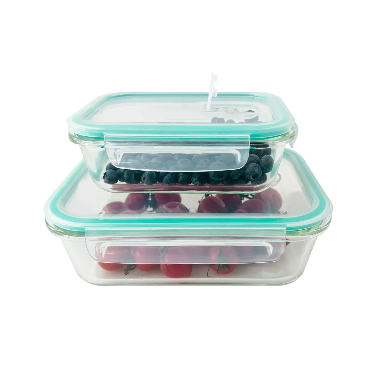 Set de 2 contenedores con tapa - 0,6 L y 1,5 L  CCN009