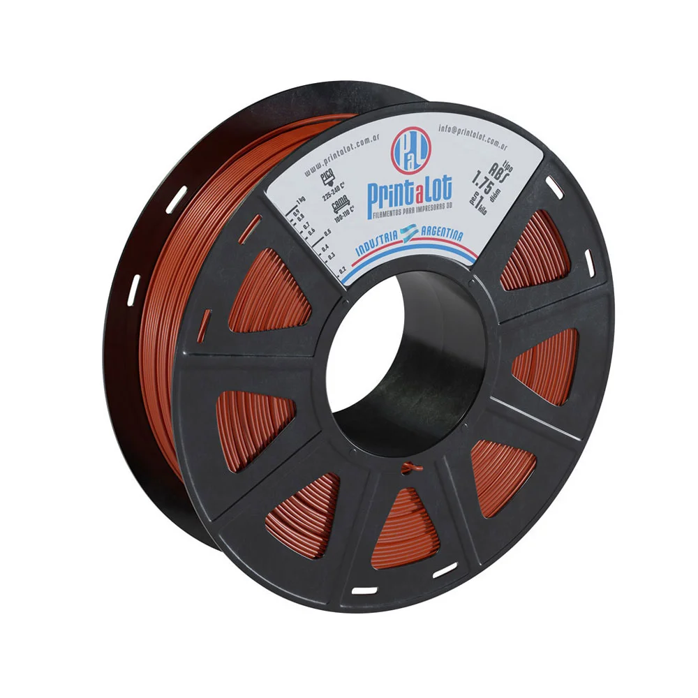 CHOCOLATE ABS PRINTALOT DIAMETRO 1.75 PESO 1KG 736684241308