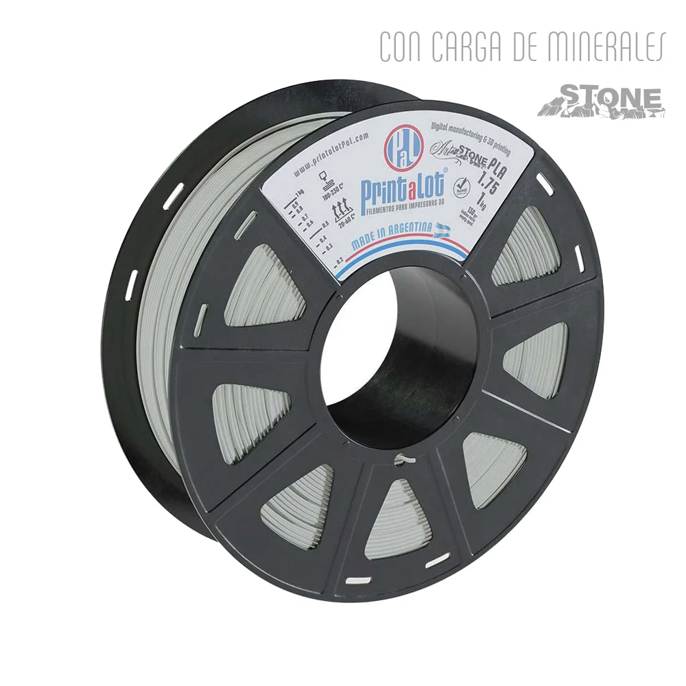 CONCRETO PLA ART STONE PrintaLot x1KG Filamento 3D DIAMETRO 1,75mm PLAStone