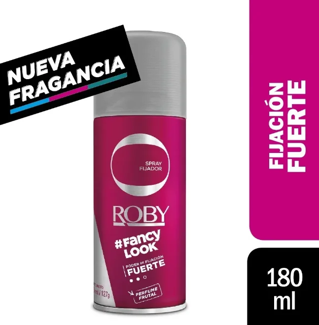 Roby Fijador PELO X180 Aero Spray Adhesivo pegamento laca pelo
