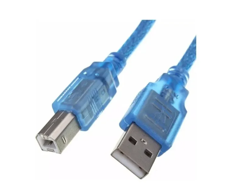 Cable Usb 2.0 A/b Para Impresora 1.25 Metros azul