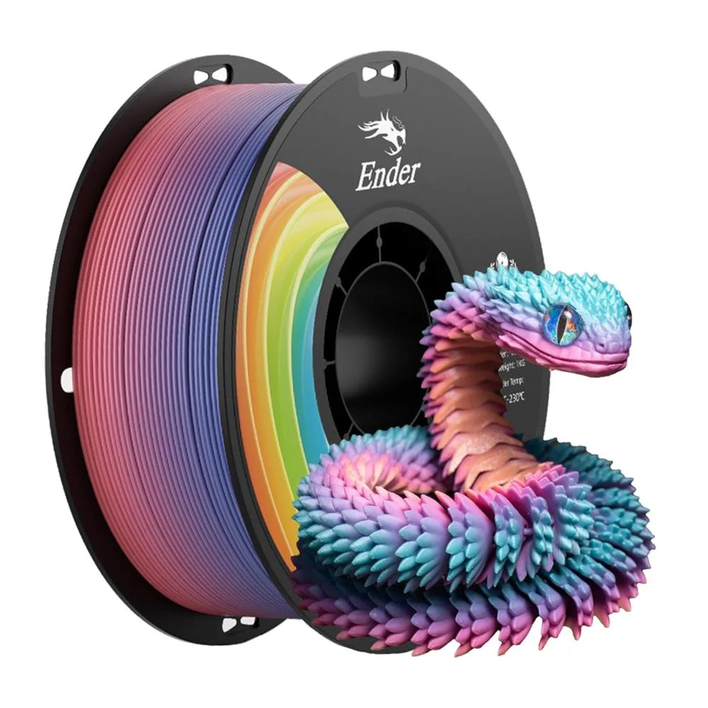 Creality Ender PLA+Multicolor (Rainbow) Filamento 1.75 de 1kg 40676 3301010124