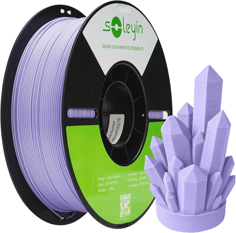 PURPURA ALMENDRA PLA CREALITY SOLEYIN ULTRA Filamento 3D 1.75 1KG