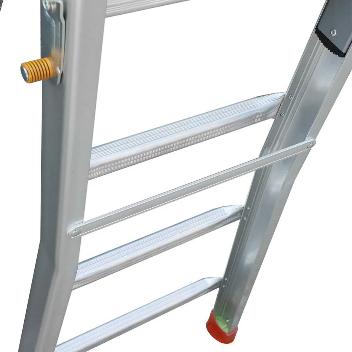 Escalera de aluminio 4x4 con pies extensibles 3,63 m MIYAWA DEEI-E363