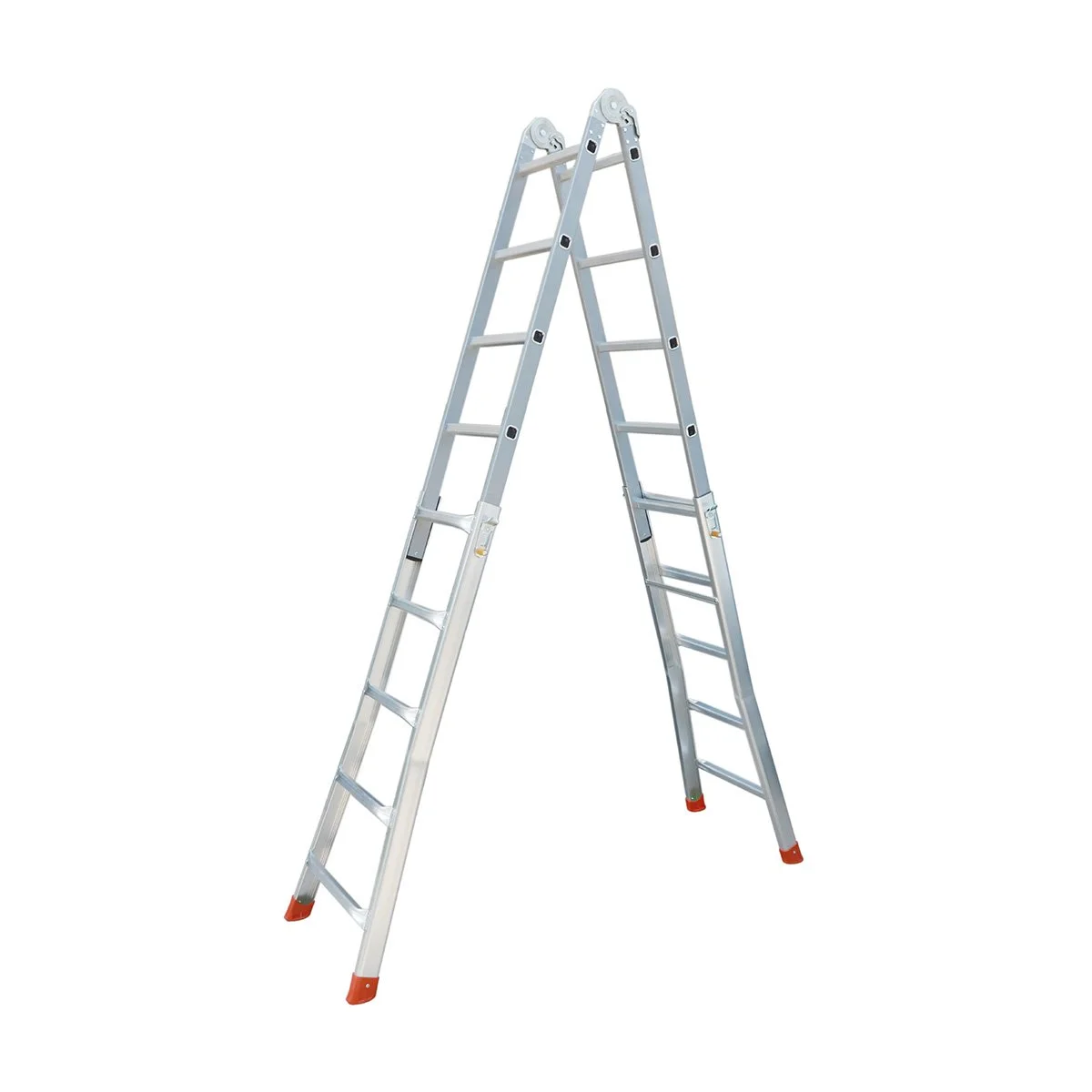 Escalera de aluminio 4x5 con pies extensibles 4,63 m MIYAWA DEEI-E463