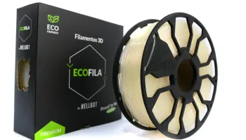 NATURAL CRISTAL CON CARRETEL PLA HELLBOT Filamento 3D 1,75mm x 1K GECOFILA 3641