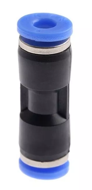 Conector Racord Neumatica Union Doble 4mm Acople Manguera MLA-1163129626