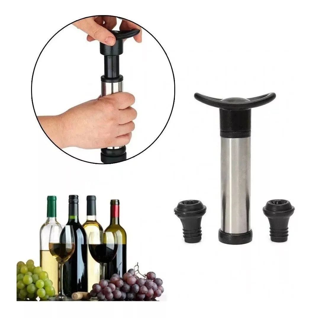 Bomba de vacío para botella de vino