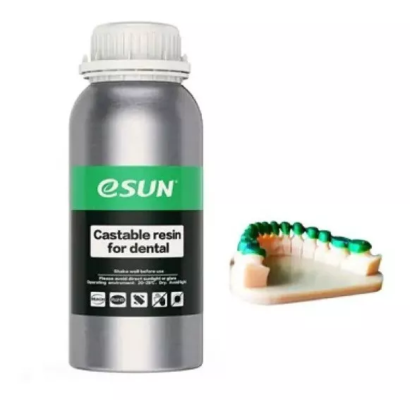 VERDE casteable odontología Resina - 500 ml eSUN