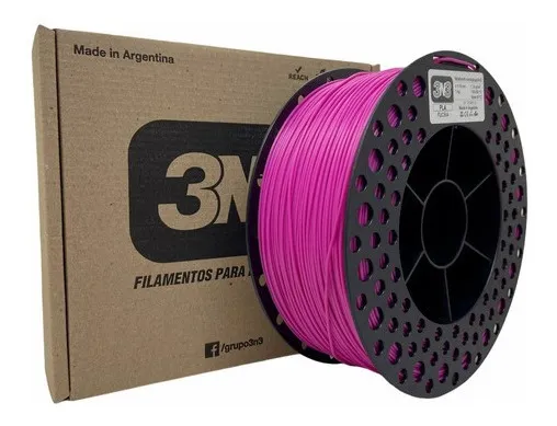 FUCSIA PLA 3N3 FILAMENTO 3D 1.75MM 1KG