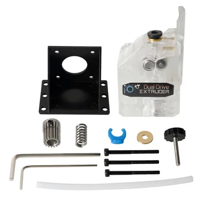 Extrusor TRANSPARENTE BMG Dual Drive DERECHO impresora 3D cod 31666 C20