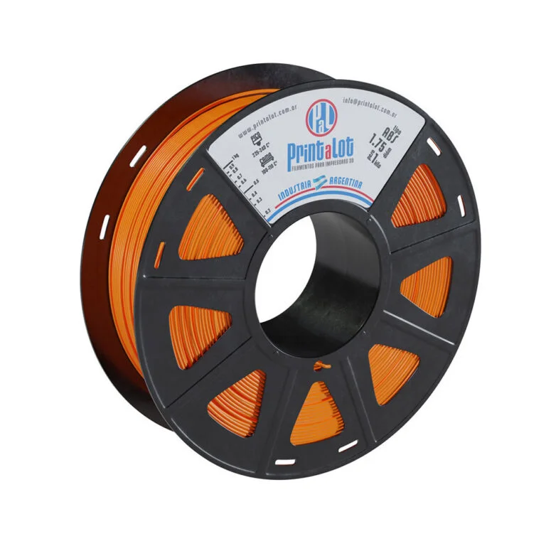 NARANJA ABS PRINTALOT DIAMETRO 1.75 PESO 1KG 736684241261