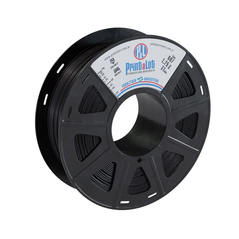 NEGRO ABS PRINTALOT FILAMENTO DIAMETRO 1.75 PESO 1KG