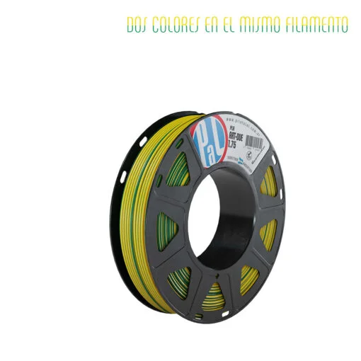 SAMBA (AMARILLO-VERDE) PLA Art Due Printalot Filamento 1,75 Mm X 250 Grs ::
