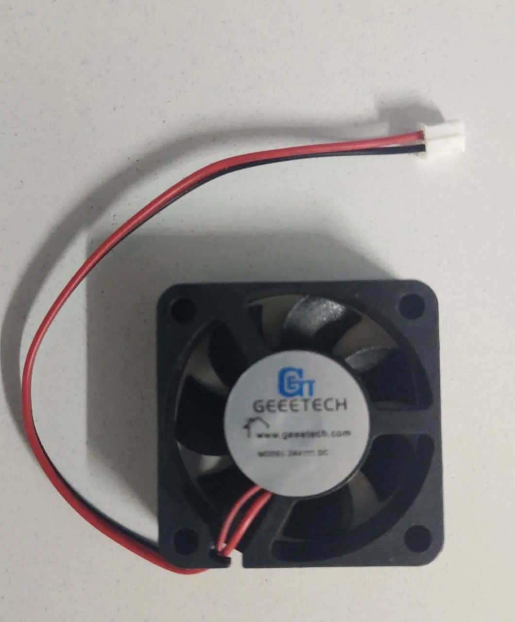 Fan 4010 24V CON FICHA 10 CM CABLE FICHA CHICA COD 39