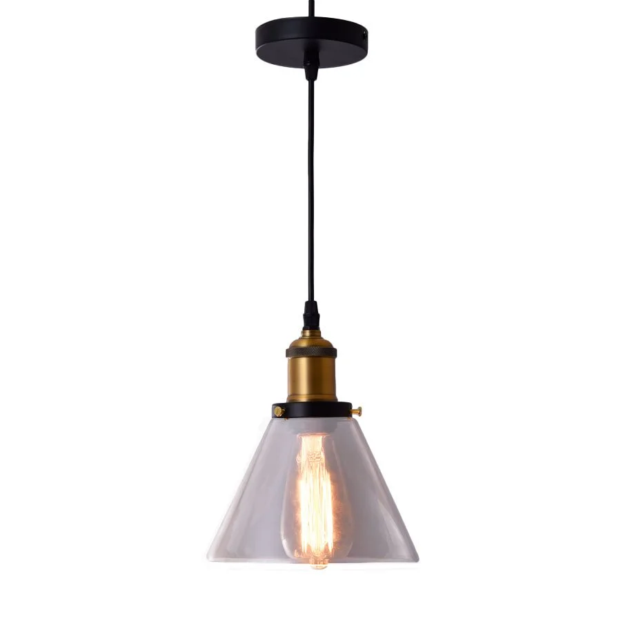 Aplique Luminaria Lampara colgante Smoke Harlem campana