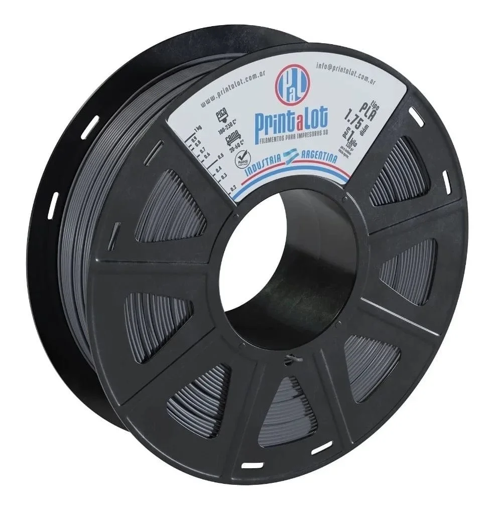 GRIS PLA 250 gr PrintaLot Filamento 3D DIAMETRO 1,75mm 250 gr