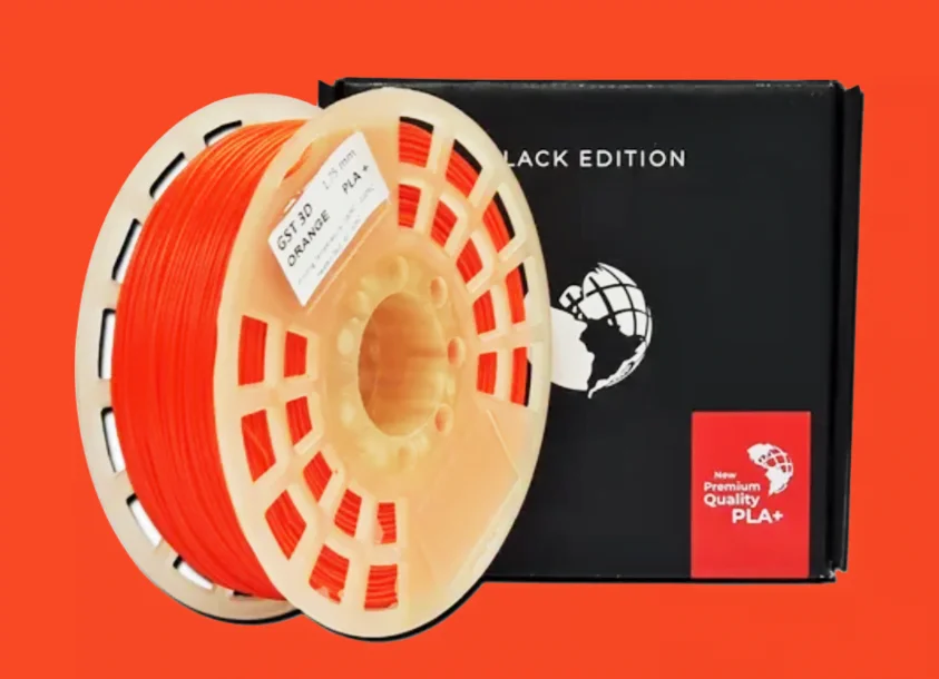 NARANJA ORANGE GST CON CAJA PLA Filamento 3D 1.75 1KG
