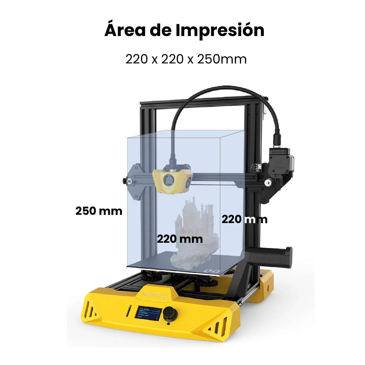 HORNET ARTILLERY 220x220x250mm Impresora 3D FDM