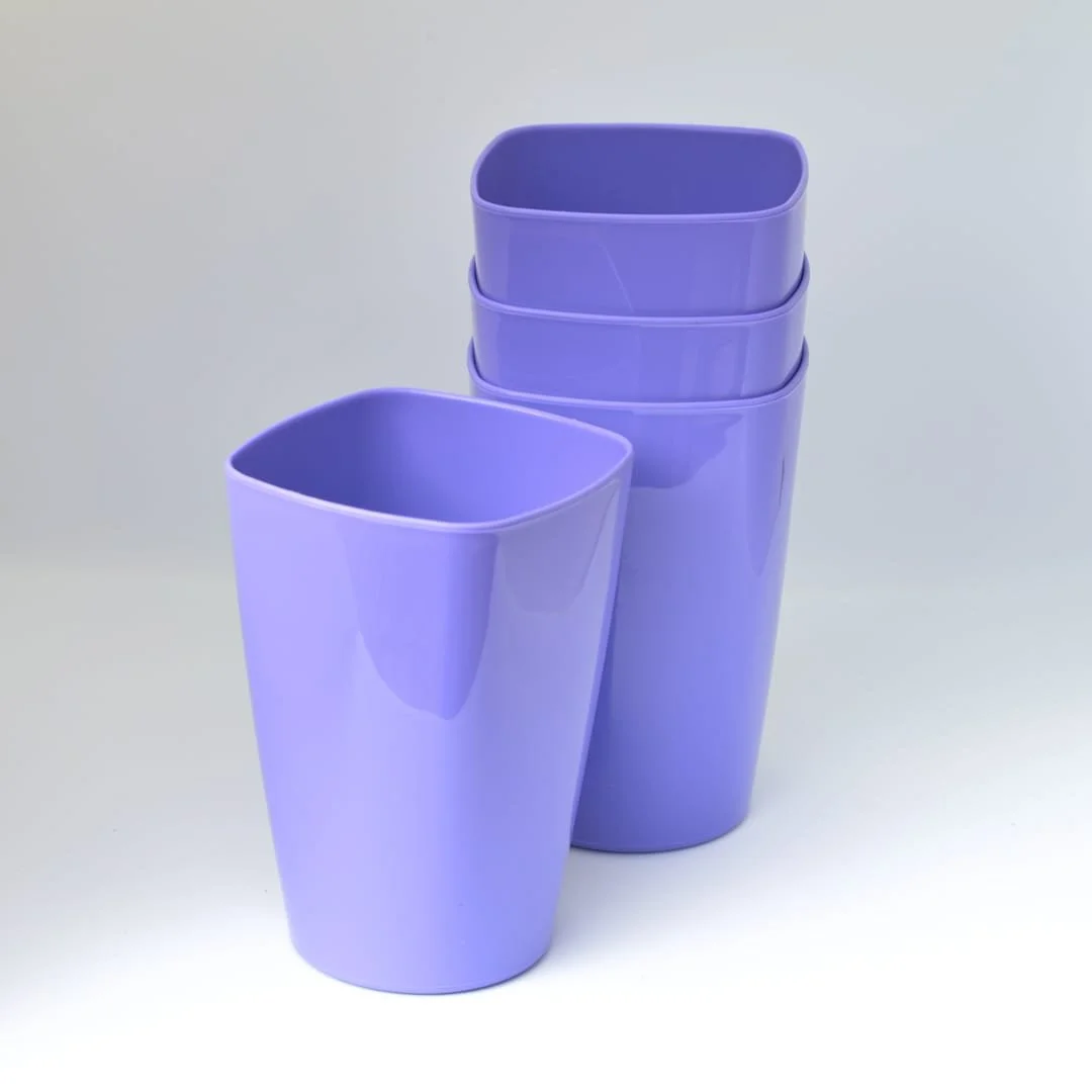 Vaso Plástico Grande 600cc Varios Colores